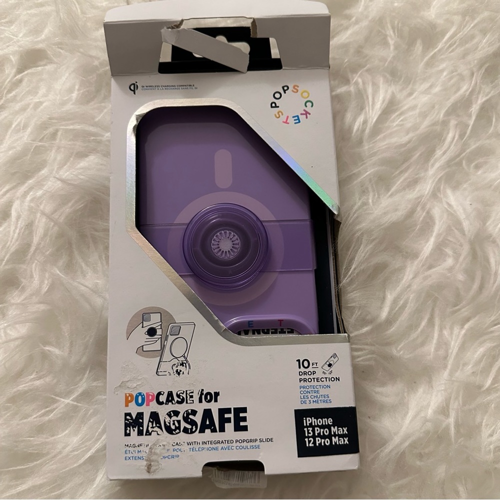 Lavender Popsocket Case (iPhone 13 / 12 Pro Max)